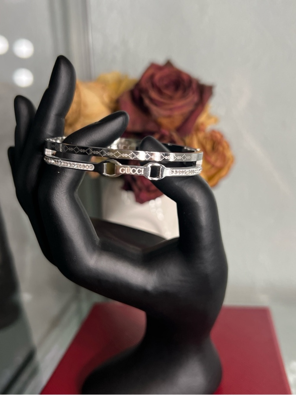 Silver bangle
